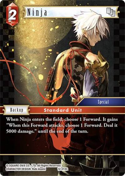 Ninja Special 12-013C Opus XII Final Fantasy card