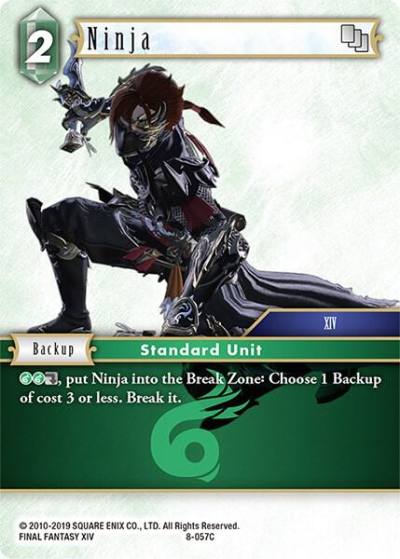 Ninja XIV 8-057C Opus VIII Final Fantasy card