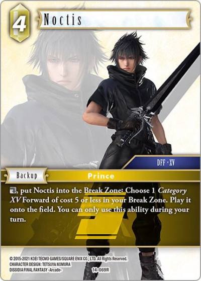 Noctis 14-069R Opus XIV: Crystal Abyss Final Fantasy card