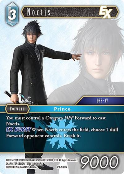 Noctis EX 21-130S Beyond Destiny Final Fantasy card