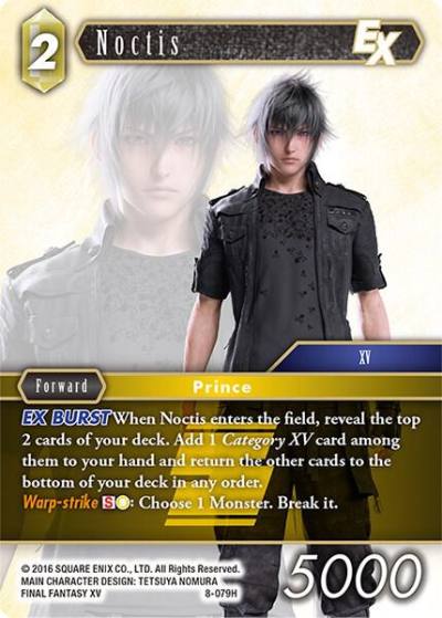 Noctis EX 8-079H Opus VIII Final Fantasy card