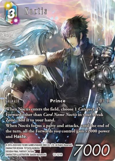 Noctis Full Art 12-121R Opus XII Final Fantasy card