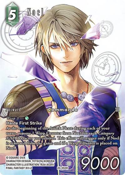 Noel Full Art 23-050H Hidden Trials Final Fantasy card
