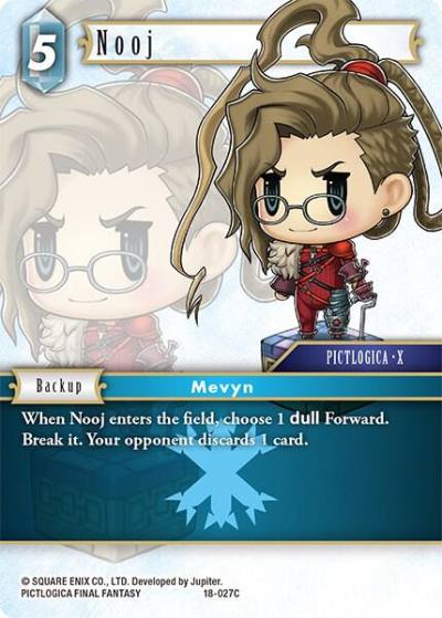 Nooj 18-027C Resurgence of Power Final Fantasy card