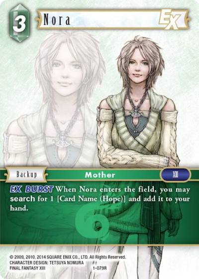 Nora EX 1-079R Opus I Final Fantasy card
