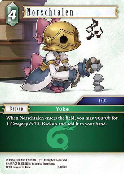 Norschtalen 8-058R Opus VIII Final Fantasy card