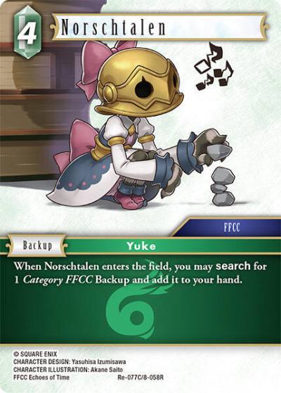 Norschtalen Re-077C/8-058R Legacy Collection Final Fantasy card