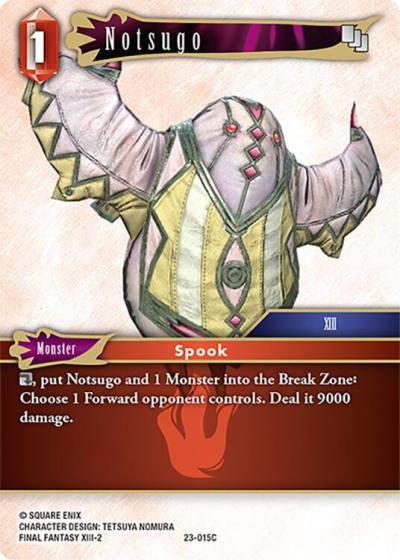 Notsugo 23-015C Hidden Trials Final Fantasy card