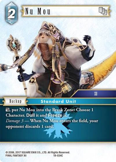Nu Mou 19-034C From Nightmares Final Fantasy card