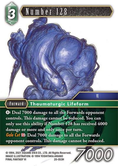 Number 128 20-053H Dawn of Heroes Final Fantasy card