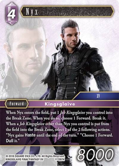 Nyx 11-097H Opus XI Final Fantasy card