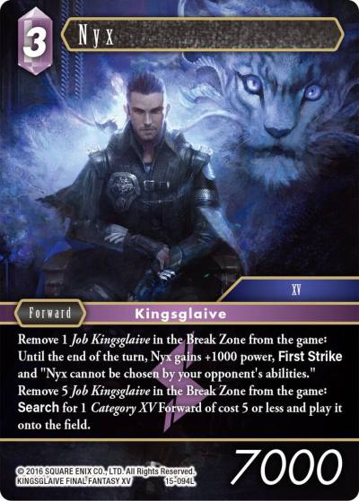 Nyx 15-094L Crystal Dominion Final Fantasy card