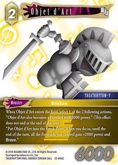 Objet dArt 12-064C Opus XII Final Fantasy card