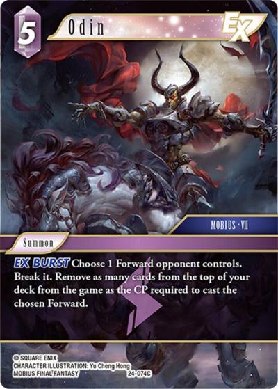 Odin 24-074C Hidden Legends Final Fantasy card