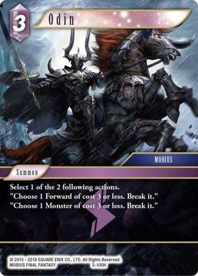 Odin 5-100H Opus V Final Fantasy card