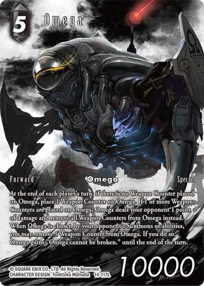 Omega Full Art 14-117L Opus XIV: Crystal Abyss Final Fantasy card
