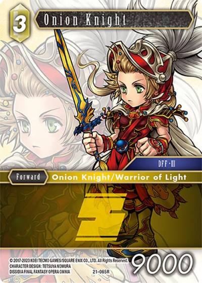 Onion Knight 065R 21-065R Beyond Destiny Final Fantasy card