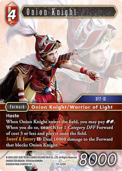 Onion Knight 21-125S Beyond Destiny Final Fantasy card