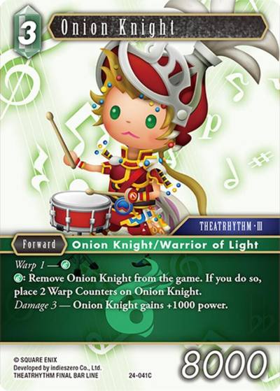 Onion Knight 24-041C Hidden Legends Final Fantasy card