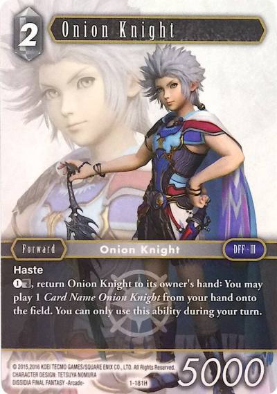 Onion Knight Alternate Art Promo PR-006/1-181H FF: Promo Cards Final Fantasy card