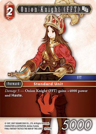 Onion Knight FFT 13-010C Opus XIII: Crystal Radiance Final Fantasy card