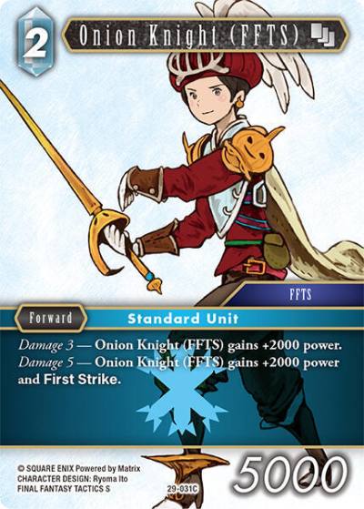 Onion Knight (FFTS) 29-031C Blissful Eternity Final Fantasy card