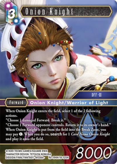 Onion Knight Re-194H/18-125H Legacy Collection Final Fantasy card