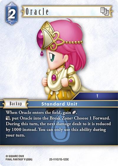 Oracle 23-111C/15-123C Hidden Trials Final Fantasy card