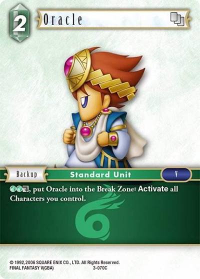 Oracle 3-070C Opus III Final Fantasy card