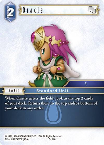 Oracle 7-124C Opus VII Final Fantasy card