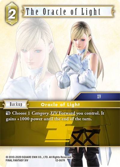 Oracle of Light 12-067R Opus XII Final Fantasy card