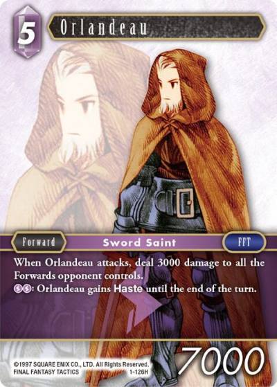 Orlandeau 1-126H Opus I Final Fantasy card