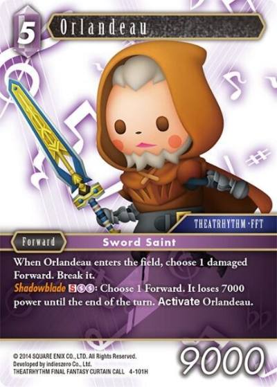 Orlandeau 4-101H Opus IV Final Fantasy card