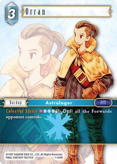 Orran 1-034R Opus I Final Fantasy card