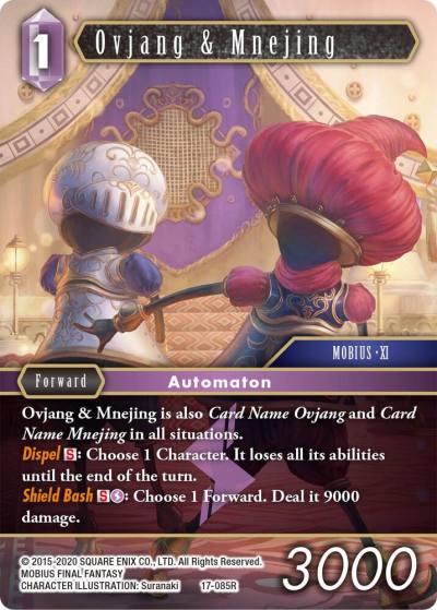 Ovjang and Mnejing 17-085R Rebellion's Call Final Fantasy card