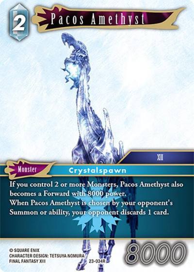 Pacos Amethyst 23-034R Hidden Trials Final Fantasy card