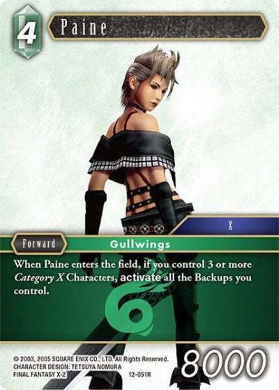 Paine 12-051R Opus XII Final Fantasy card