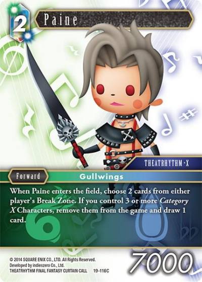 Paine 19-116C From Nightmares Final Fantasy card