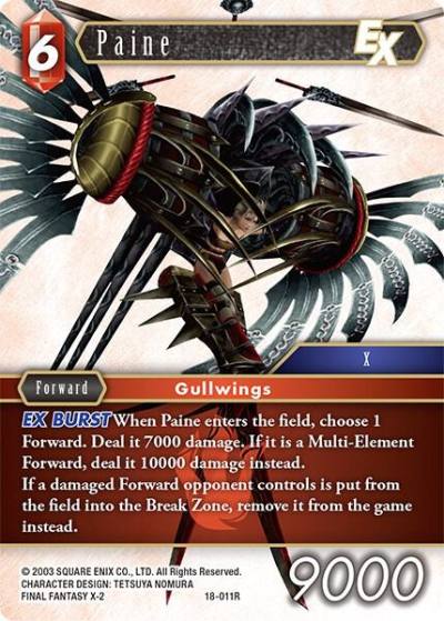Paine EX 18-011R Resurgence of Power Final Fantasy card