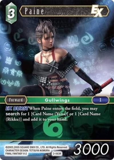 Paine EX 2-063R Opus II Final Fantasy card