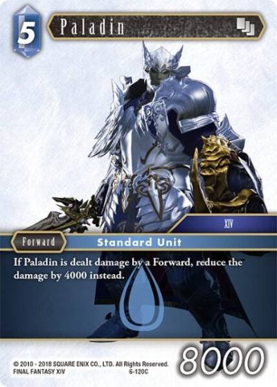 Paladin 6-120C Opus VI Final Fantasy card