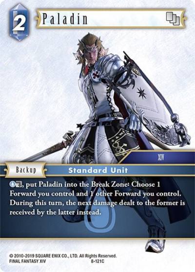 Paladin 8-121C Opus VIII Final Fantasy card