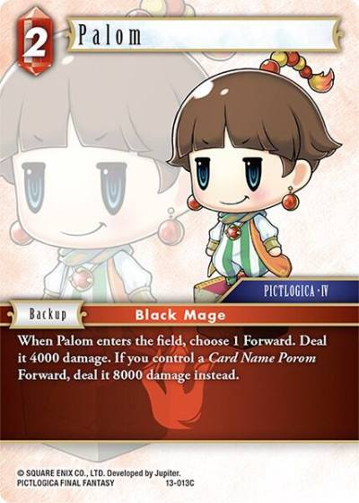 Palom 13-013C Opus XIII: Crystal Radiance Final Fantasy card