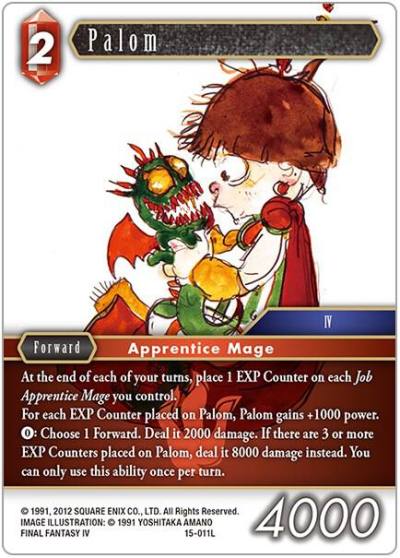Palom 15-011L Crystal Dominion Final Fantasy card