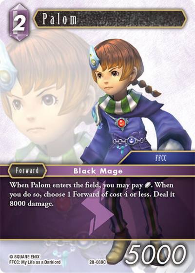Palom 28-089C Dreamlike Oceans Final Fantasy card