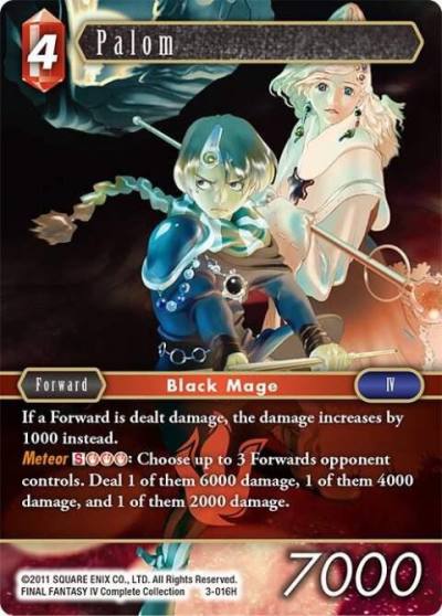 Palom 3-016H Opus III Final Fantasy card