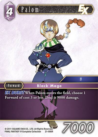 Palom EX 21-098R Beyond Destiny Final Fantasy card