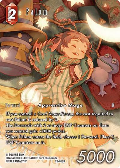 Palom Full Art 23-018R Hidden Trials Final Fantasy card