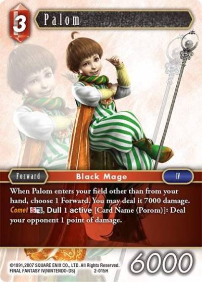 Palom Hero 2-015H Opus II Final Fantasy card