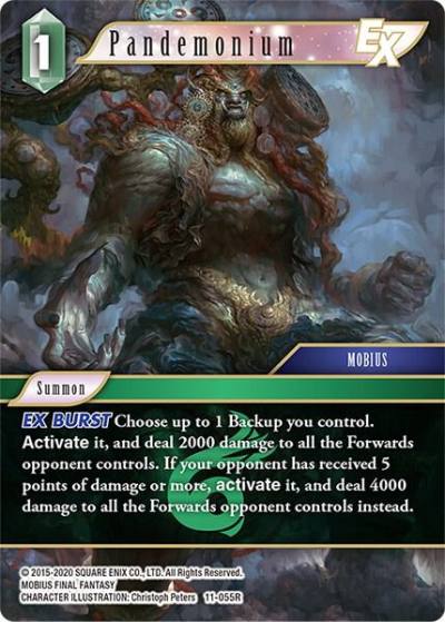 Pandemonium EX 11-055R Opus XI Final Fantasy card